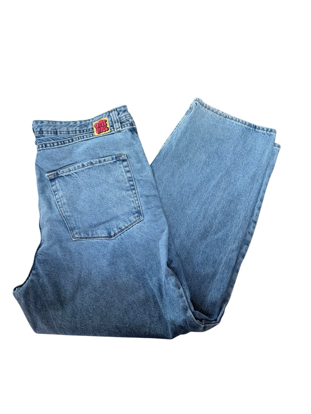 Empyre Medium Wash Loose Fit Baggy Skate Jeans